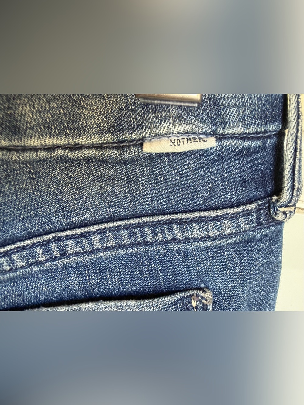 MOTHER The Looker Groovin Size 24 Denim Jeans Medium Wash Summer Girls Night - Picture 8 of 14